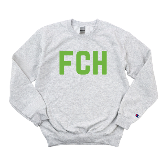 LIME GREEN FCH PA CHAMPION CREWNECK
