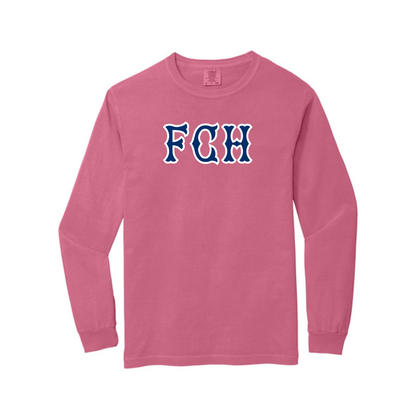 FCH NAVY SOX LETTERS LONG SLEEVE