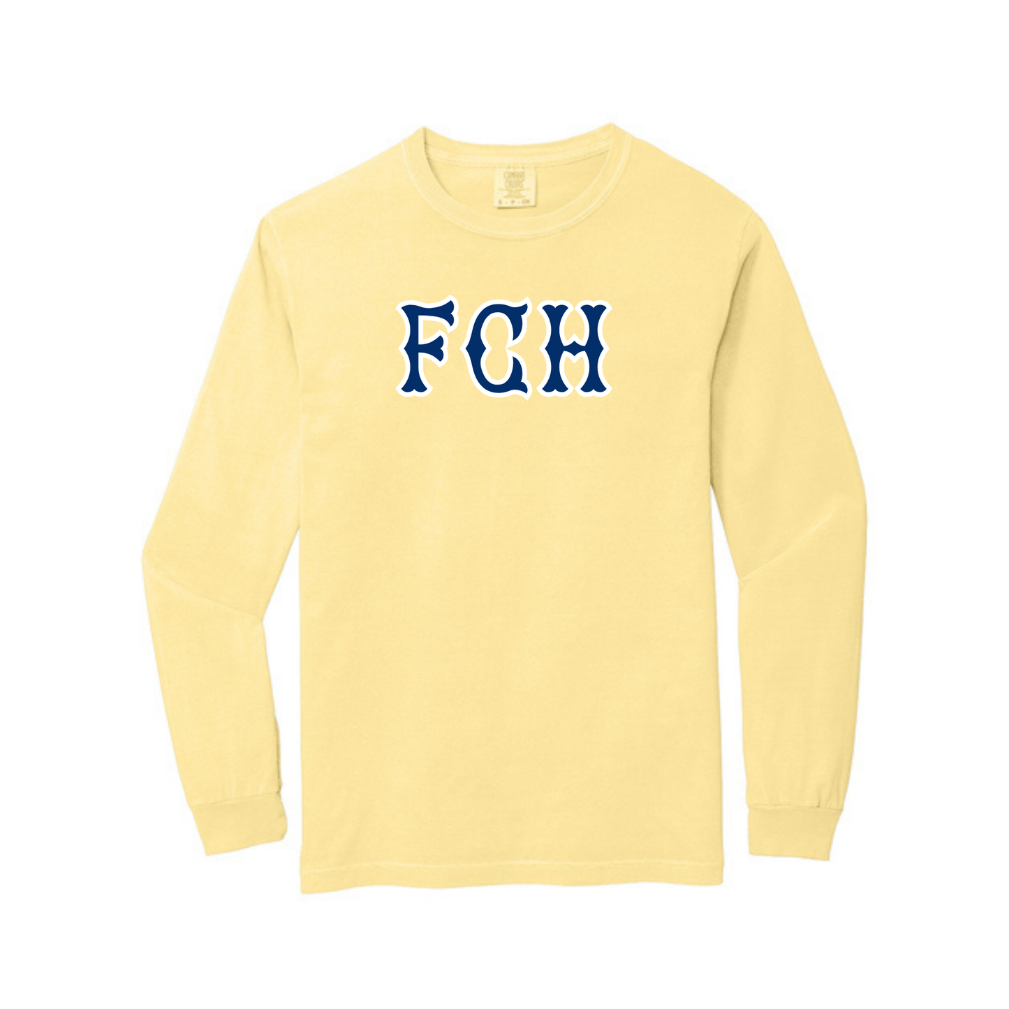 FCH NAVY SOX LETTERS LONG SLEEVE