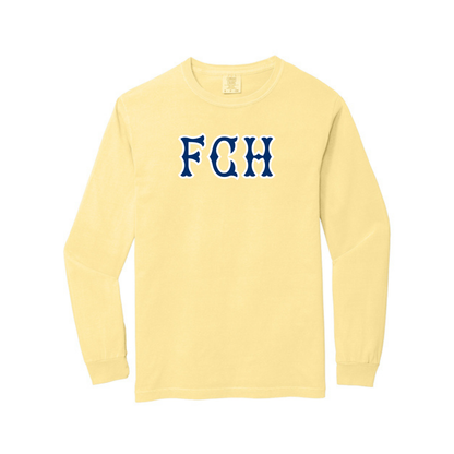 FCH NAVY SOX LETTERS LONG SLEEVE