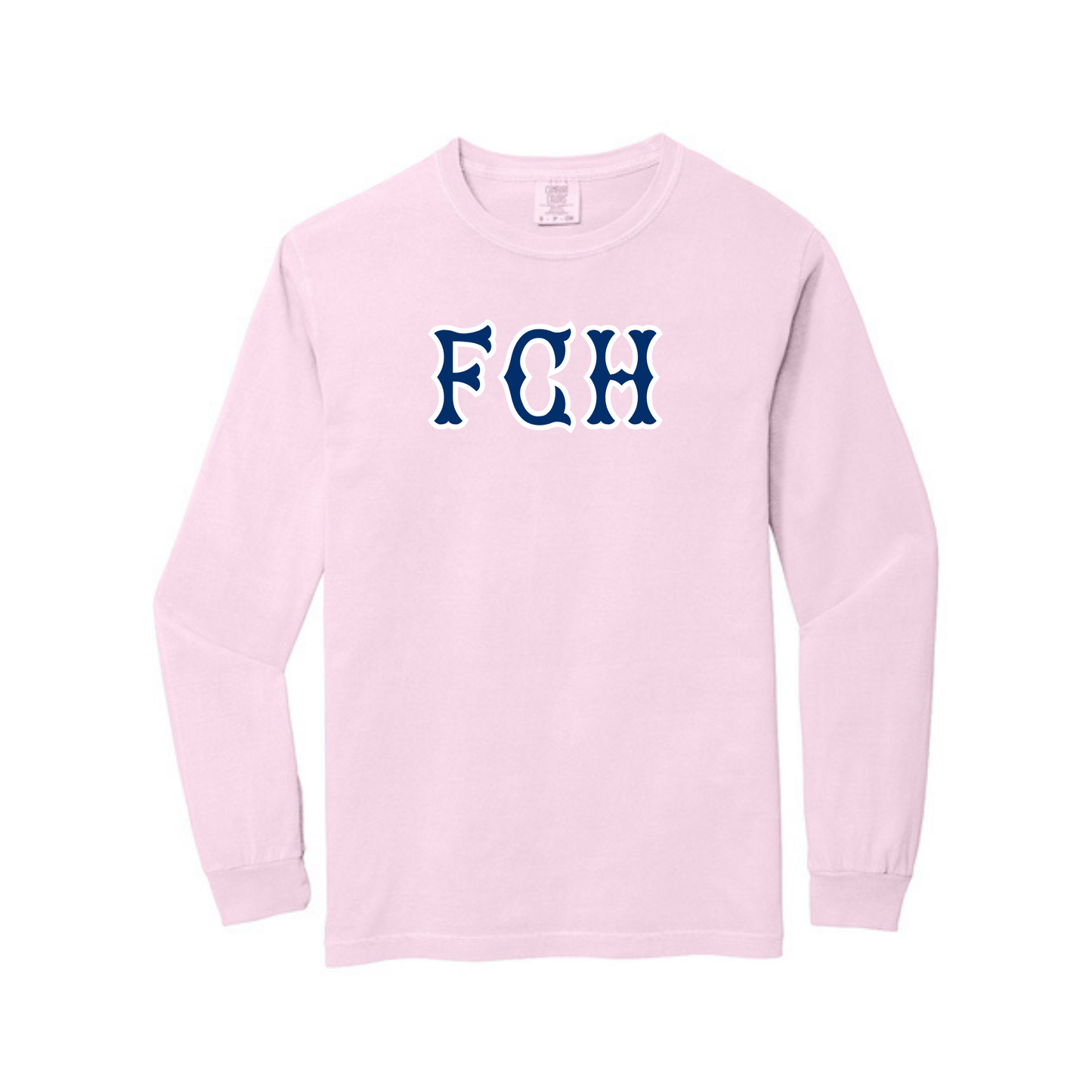 FCH NAVY SOX LETTERS LONG SLEEVE