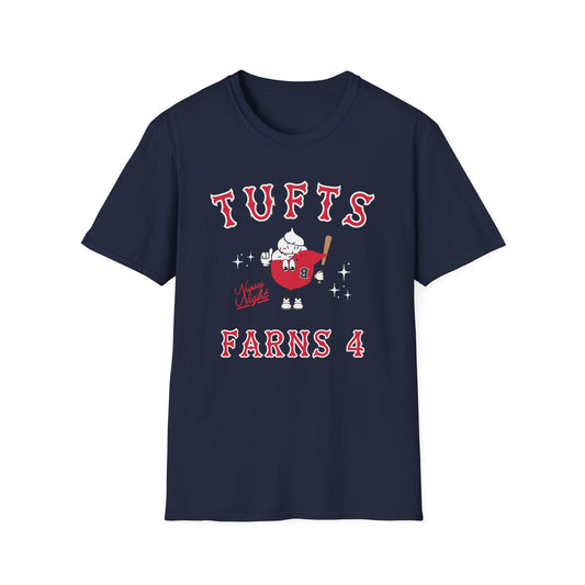 NAVY TUFTS FARNS 4 NURSES NIGHT SOFTSTYLE TEE - CLEARANCE