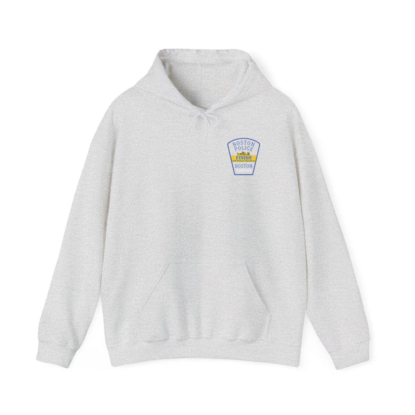 GREY BPD BOSTON MARATHON HOODIE