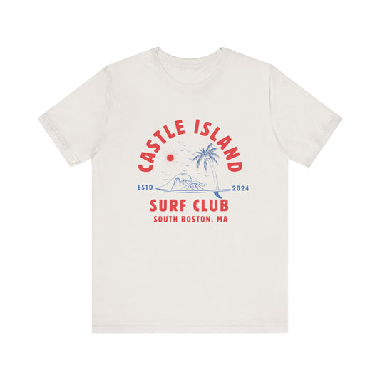 CASTLE ISLAND SURF CLUB FRONT ONLY TEE - CLEARANCE