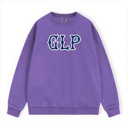GLP NAVY SOX LETTERS CREWNECK