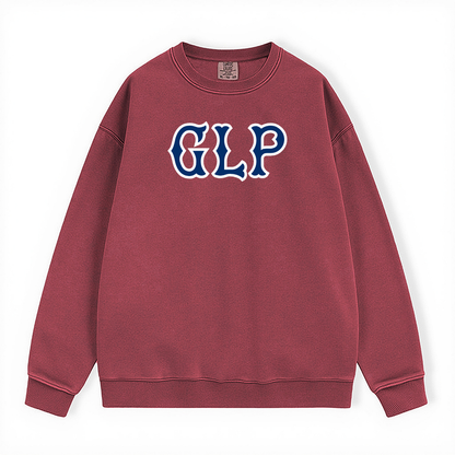 GLP NAVY SOX LETTERS CREWNECK