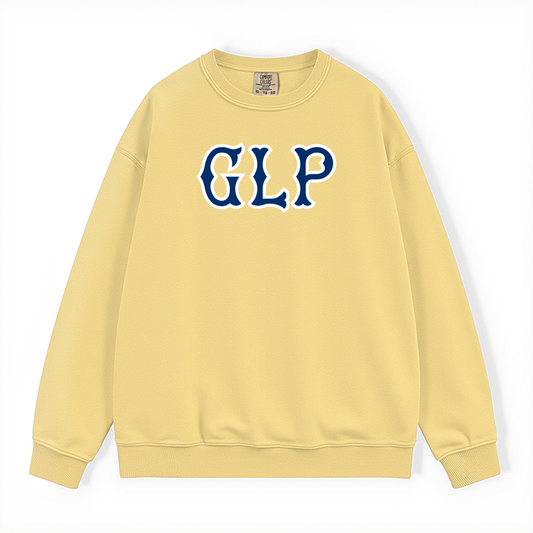 GLP NAVY SOX LETTERS CREWNECK