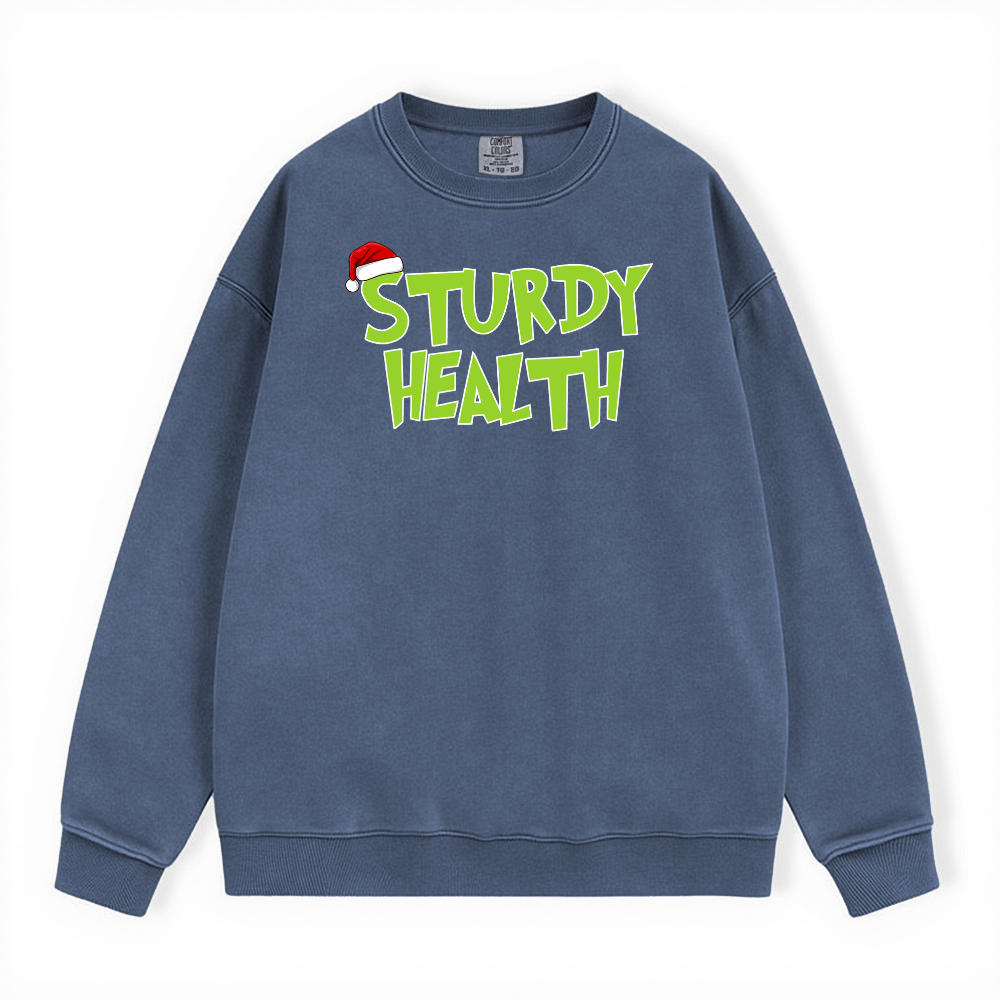 STURDY HEALTH GRINCH COMFORT COLORS CREWNECK