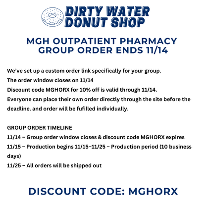 NAVY MGH OUTPATIENT PHARMACY COMFORT COLORS CREWNECK