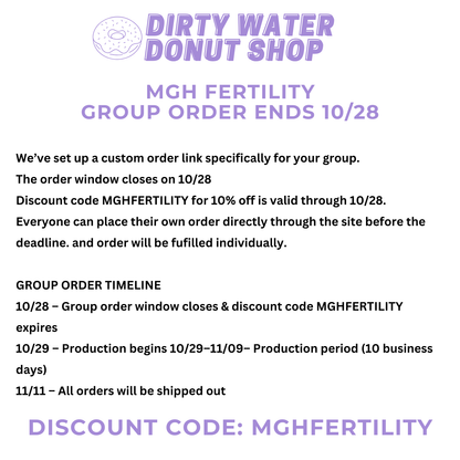 PINK MGH FERTILITY CHAMPION CREWNECK