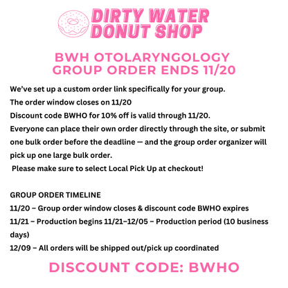 PINK BWH OTOLARYNGOLOGY CHAMPION CREWNECK