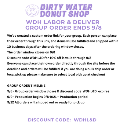 LILAC WDH LABOR & DELIVERY CHAMPION CREWNECK