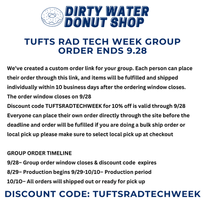 LIGHT GREY TUFTS RADIOLOGY TECH WEEK 2026 TEE
