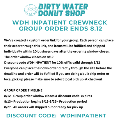 WDH INPATIENT CHAMPION CREWNECK