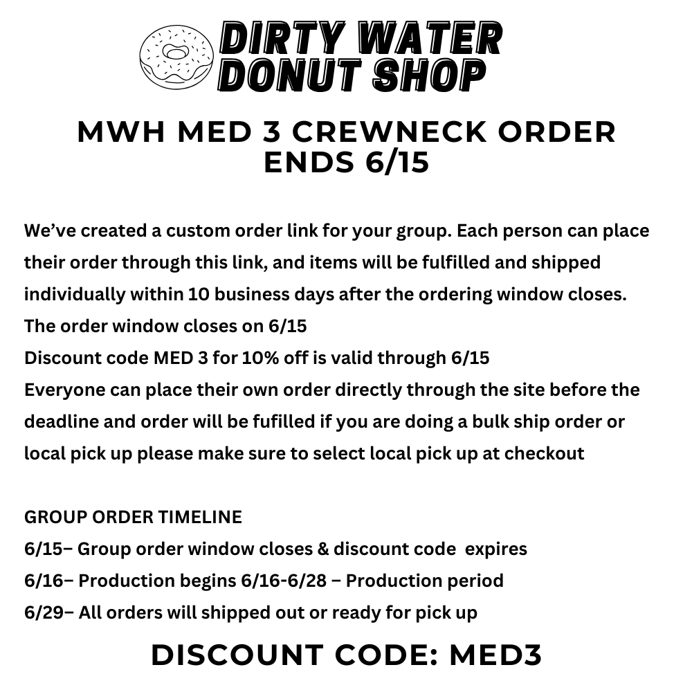 MED 3 MWH BLACK CHAMPION CREWNECK