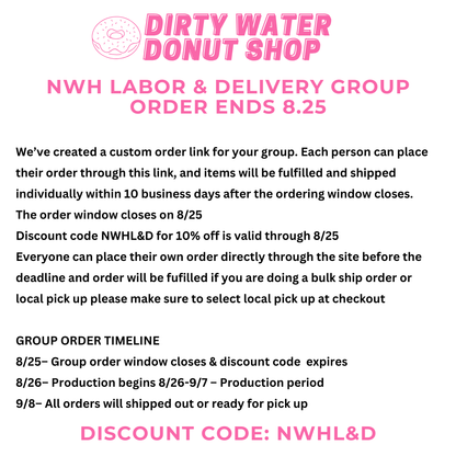 PINK NWH RN - LABOR AND DELIVERY CHAMPION CREWNECK