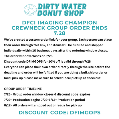 TEAL DFCI OPERATIONS - IMAGING CHAMPION CREWNECK