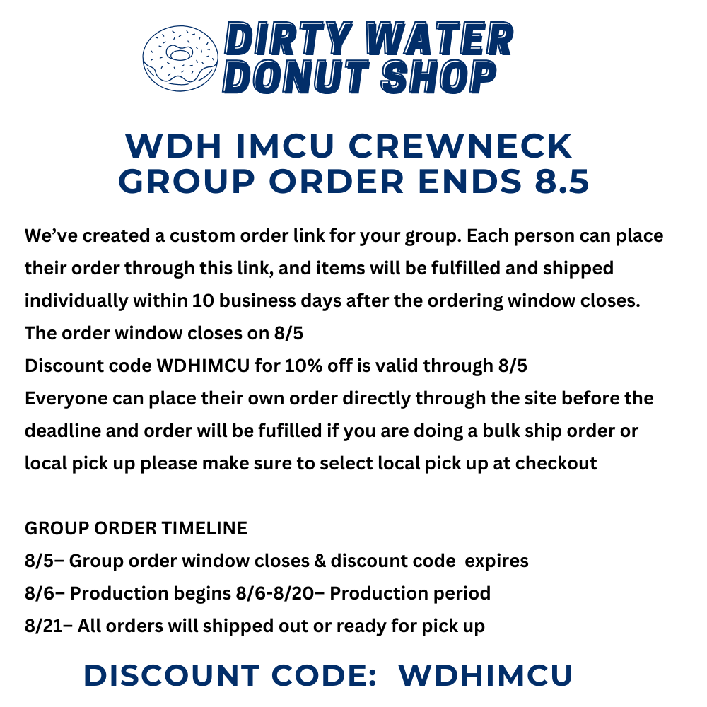 NAVY WDH IMCU CHAMPION CREWNECK