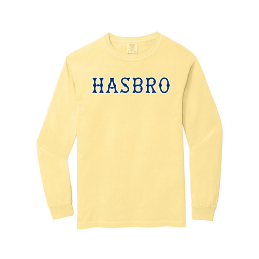HASBRO NAVY SOX LETTERS LONG SLEEVE