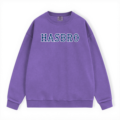 HASBRO NAVY SOX LETTERS CREWNECK
