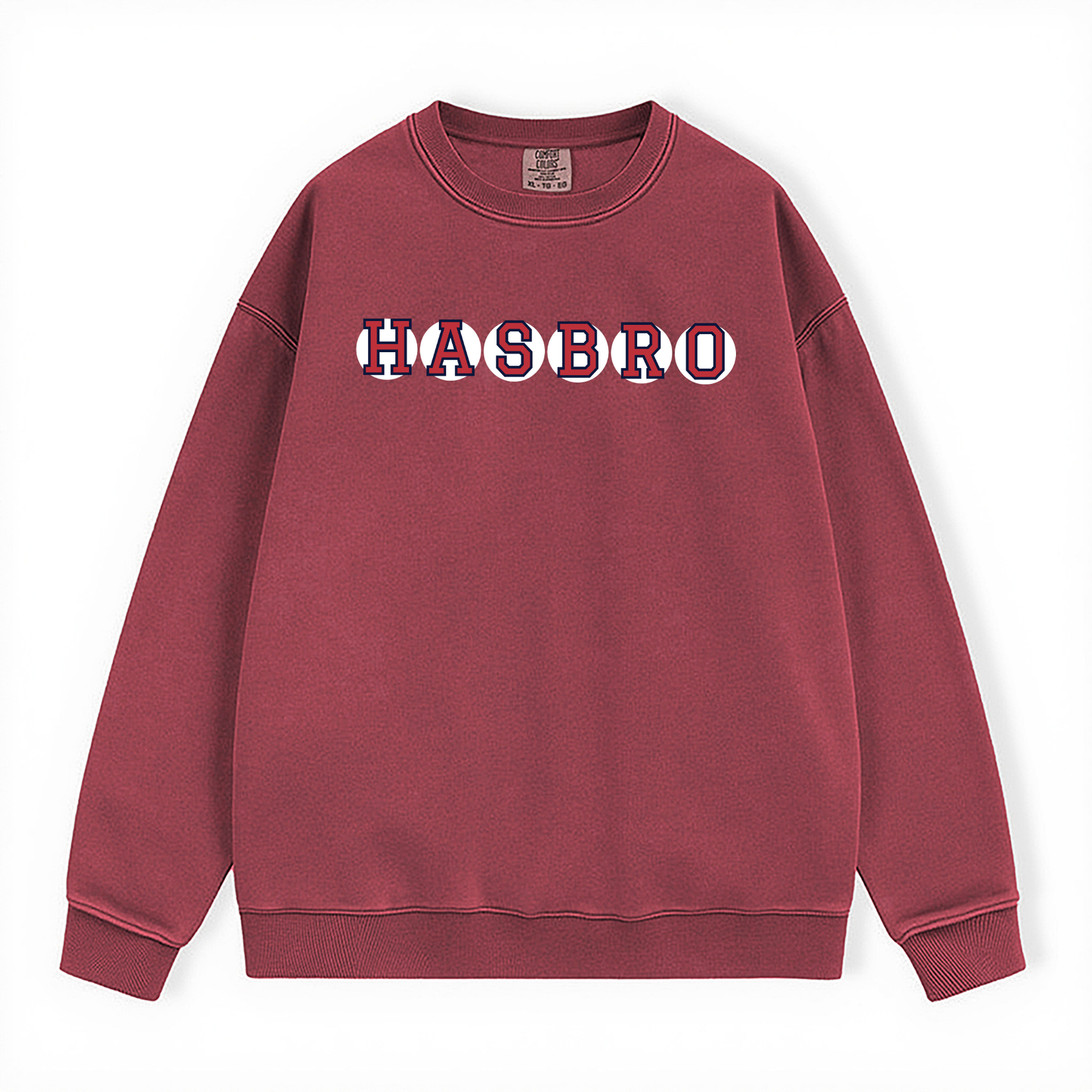 HASBRO RETIRED SOX LETTERS CREWNECK