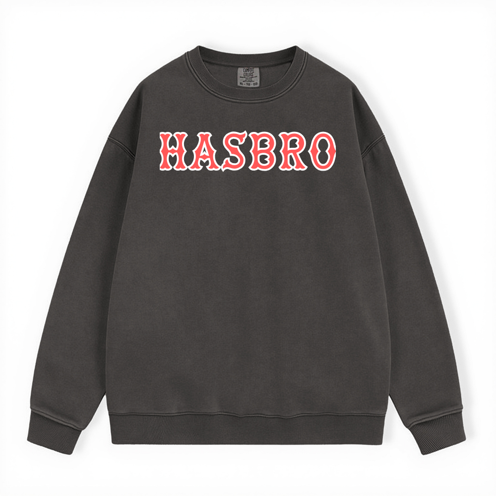 HASBRO SOX LETTERS CREWNECK