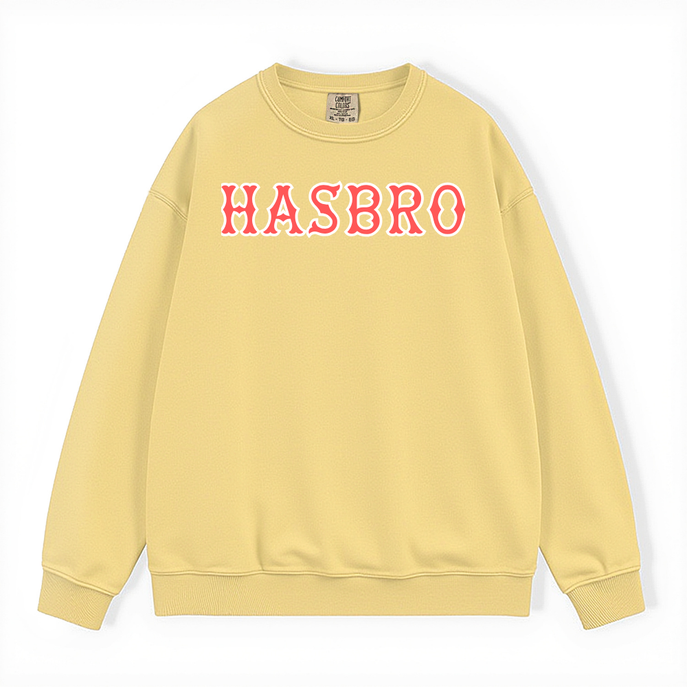 HASBRO SOX LETTERS CREWNECK