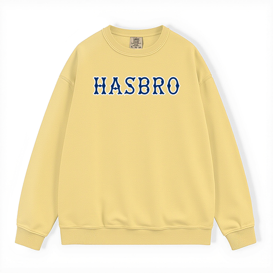 HASBRO NAVY SOX LETTERS CREWNECK