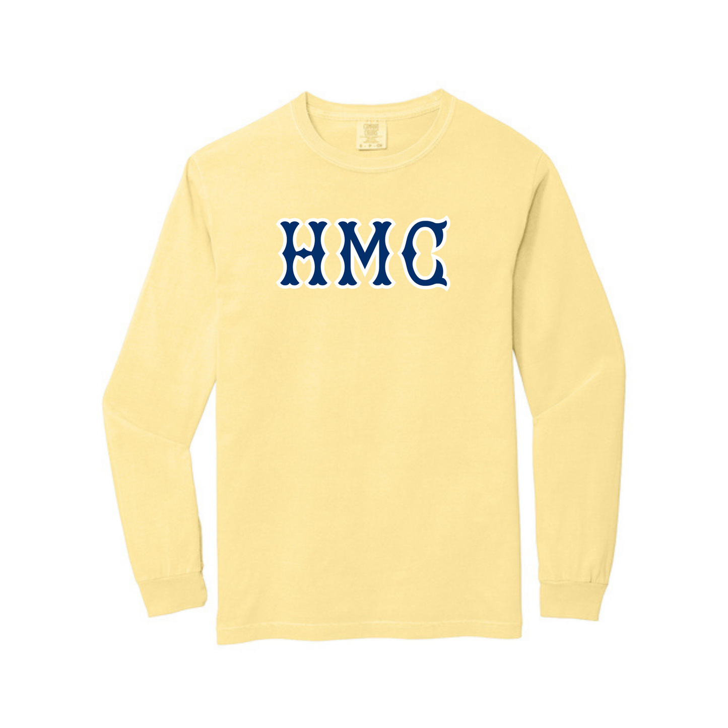 HMC NAVY SOX LETTERS LONG SLEEVE