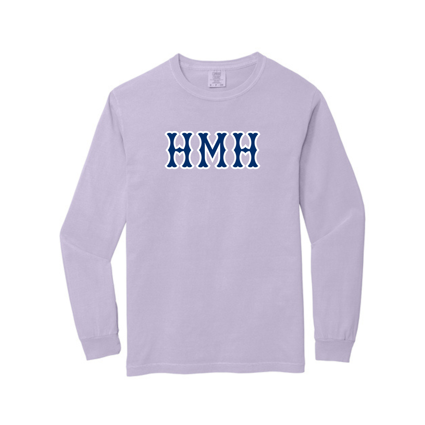 HMH NAVY SOX LETTERS LONG SLEEVE