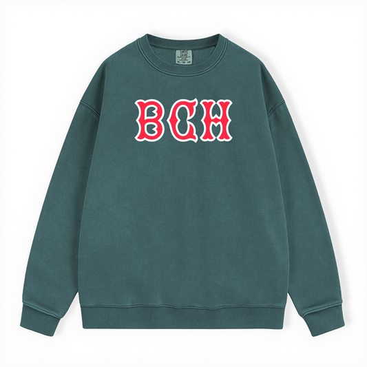 BCH SOX LETTERS CREWNECK