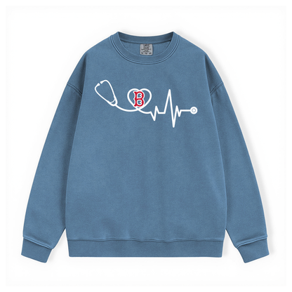 SWEET CAROLINE HEALTHCARE COMFOPRT COLORS CREWNECK- CLEARANCE
