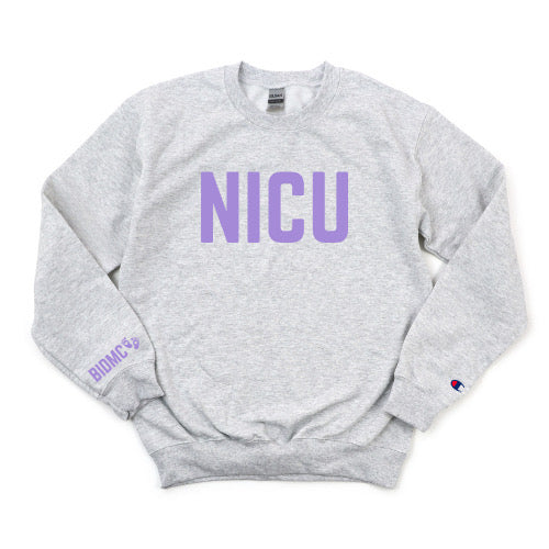 LILAC BIDMC NICU CHAMPION CREWNECK