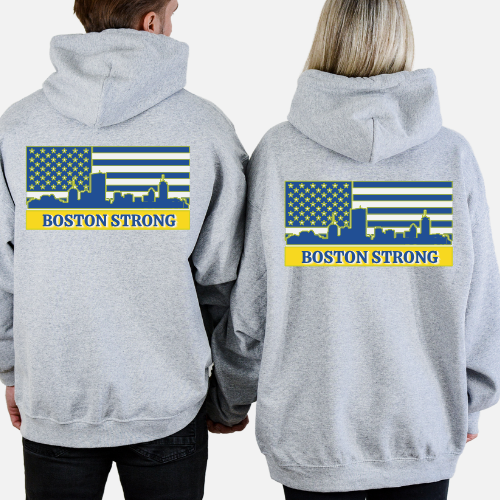 BOSTON STRONG FLAG HOODIE