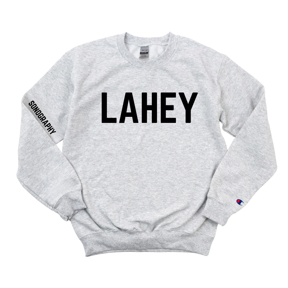 BLACK LAHEY RDMS - SONOGRAPHY  CHAMPION CREWNECK