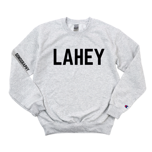 BLACK LAHEY RDMS - SONOGRAPHY  CHAMPION CREWNECK