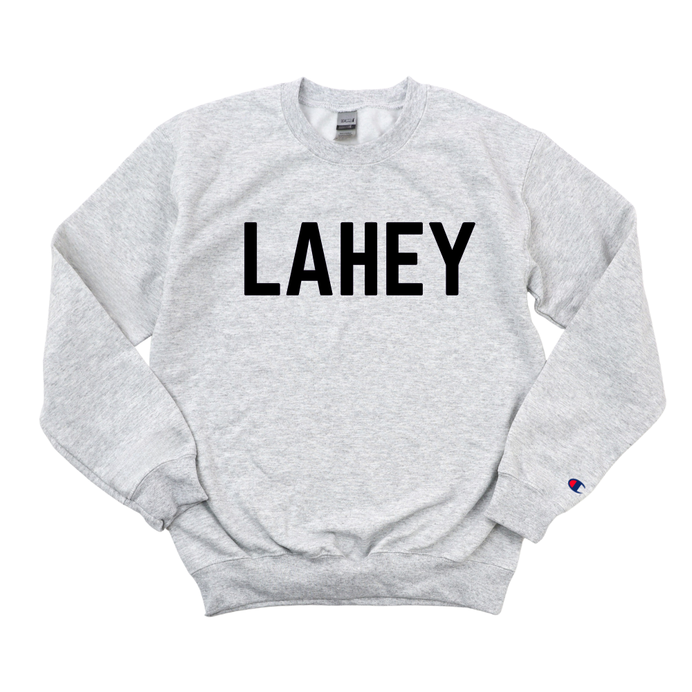 LAHEY MA  CHAMPION CREWNECK