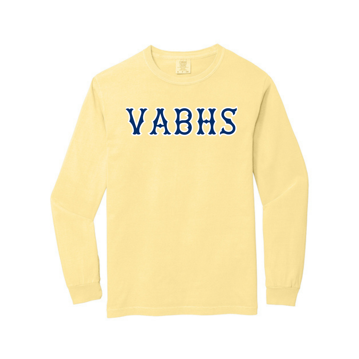VABHS NAVY SOX LETTERS LONG SLEEVE
