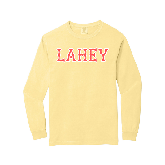 LAHEY SOX LETTERS LONG SLEEVE