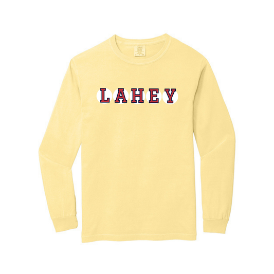 LAHEY RETIRED SOX LETTERS LONG SLEEVE