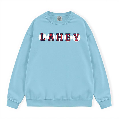 LAHEY RETIRED SOX LETTER CREWNECK