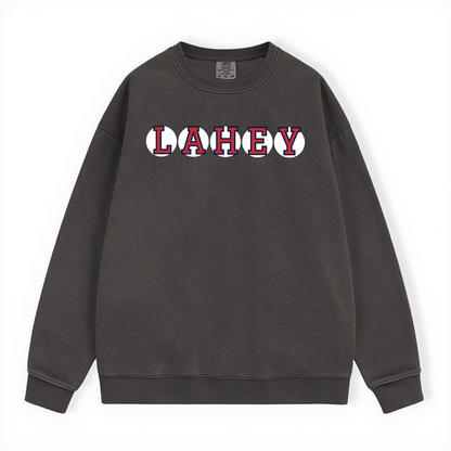 LAHEY RETIRED SOX LETTER CREWNECK