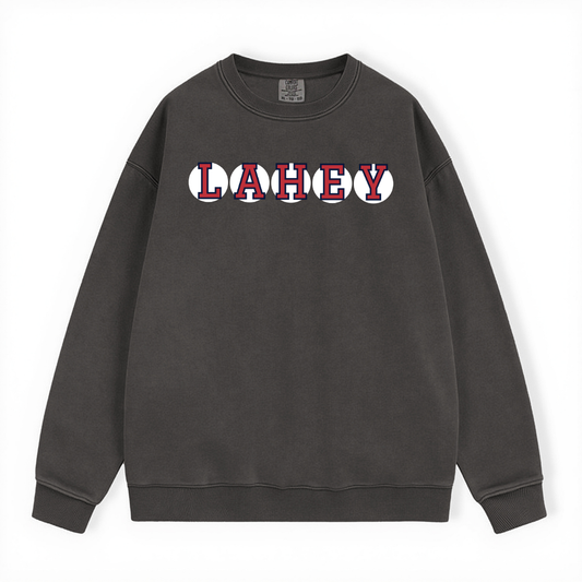 LAHEY RETIRED SOX LETTER CREWNECK