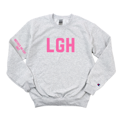 PINK LGH RN - MOTHER INFANT UNIT CHAMPION CREWNECK
