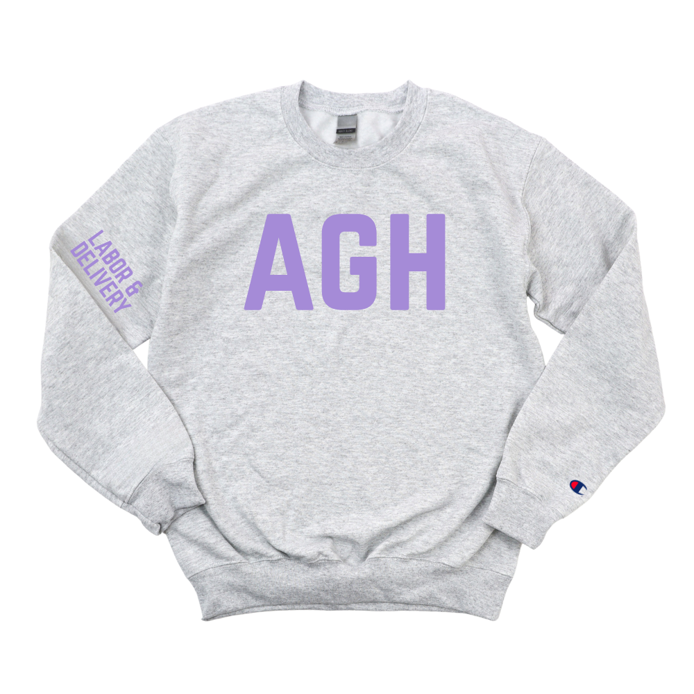 AGH LABOR & DELIVERY CHAMPION CREWNECK