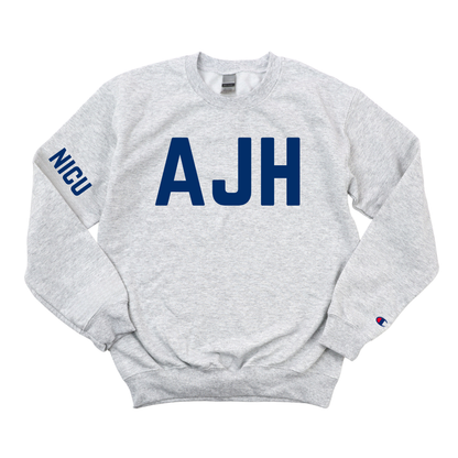 AJH NICU CHAMPION CREWNECK