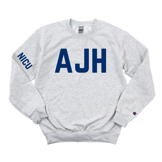 AJH NICU CHAMPION CREWNECK