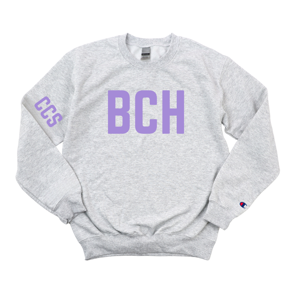 LILAC BCH MD CCS CHAMPION CREWNECK