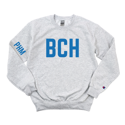 NAVY BCH MD PHM CHAMPION CREWNECK