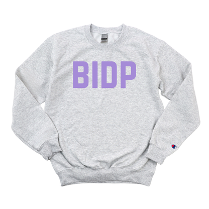 LILAC BIDP CHAMPION CREWNECK
